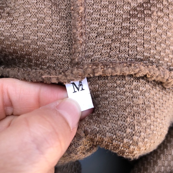 Cropped Sherpa Teddy Hoodie Sweater - Picture 7 of 9